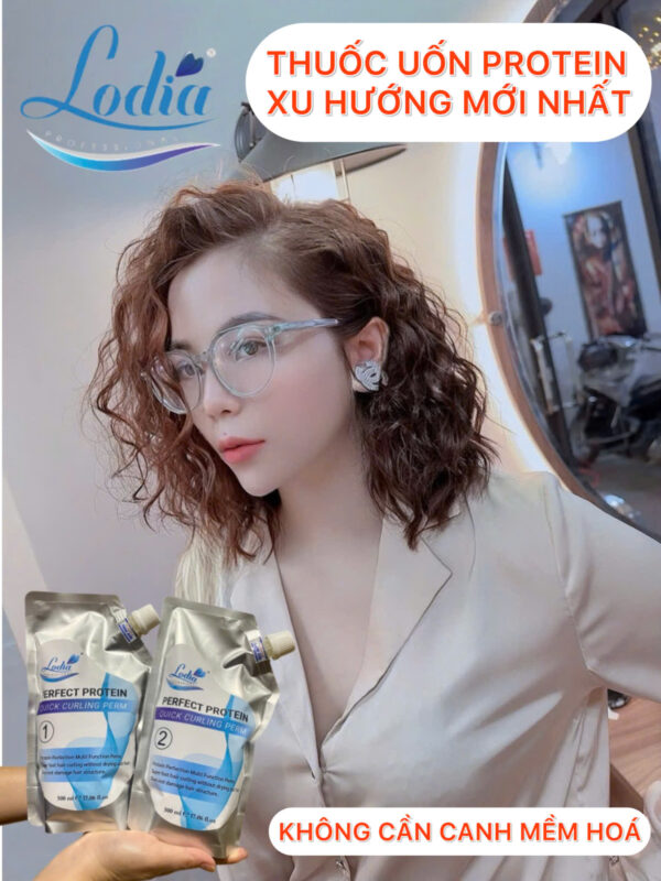 thuốc uốn tóc không cần canh mềm hóa