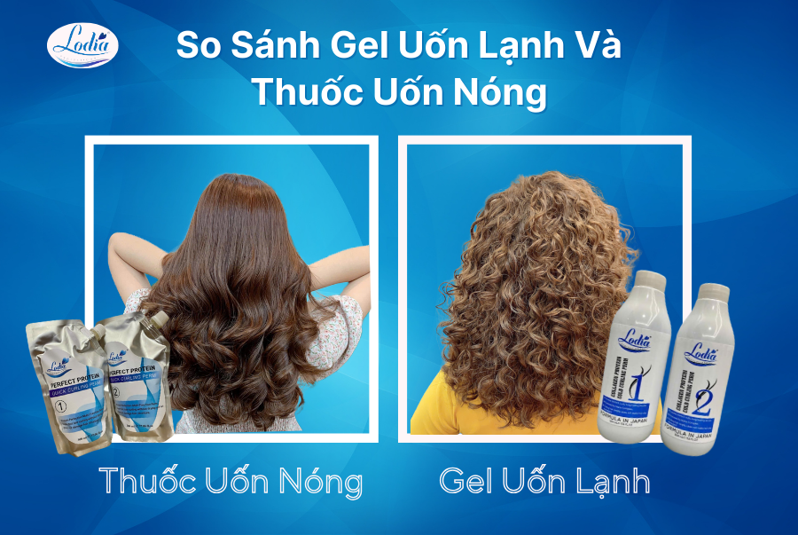 So sánh gel uốn lạnh và thuốc uốn nóng