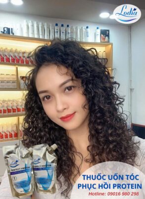 thuốc uốn tóc phục hồi protein