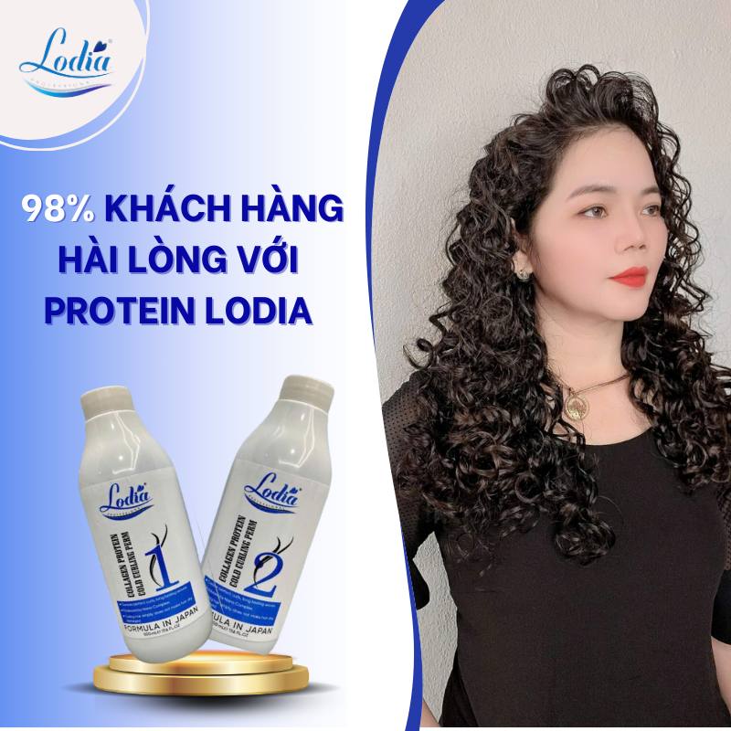 98% khách hàng hài lòng với thuốc uốn lạnh Protein Lodia